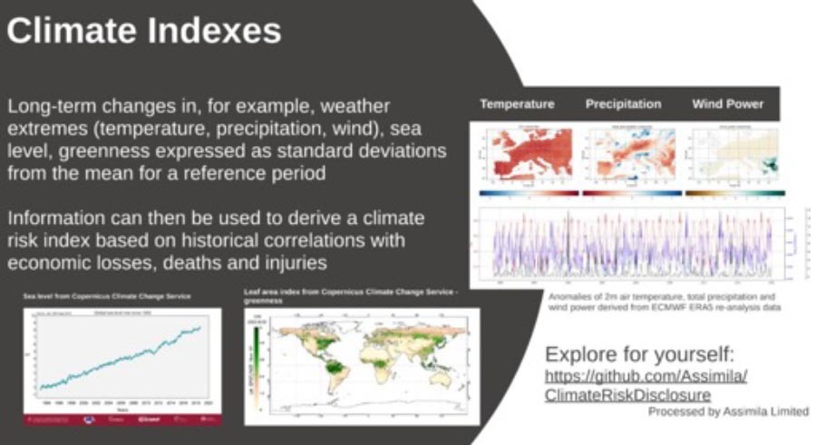 Climate indexes